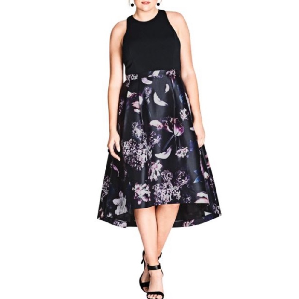 City Chic ‘Romantic Night Dress’ High Low Dress